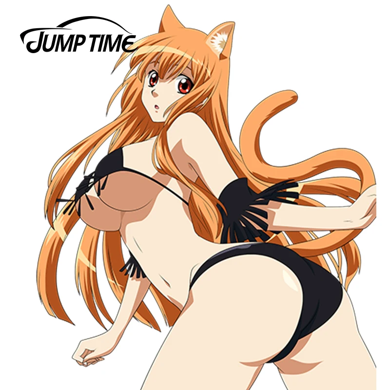 Автомобильная наклейка JumpTime для привлекательной девушки 13 см x 11 4 Asobi ni Iku yo!