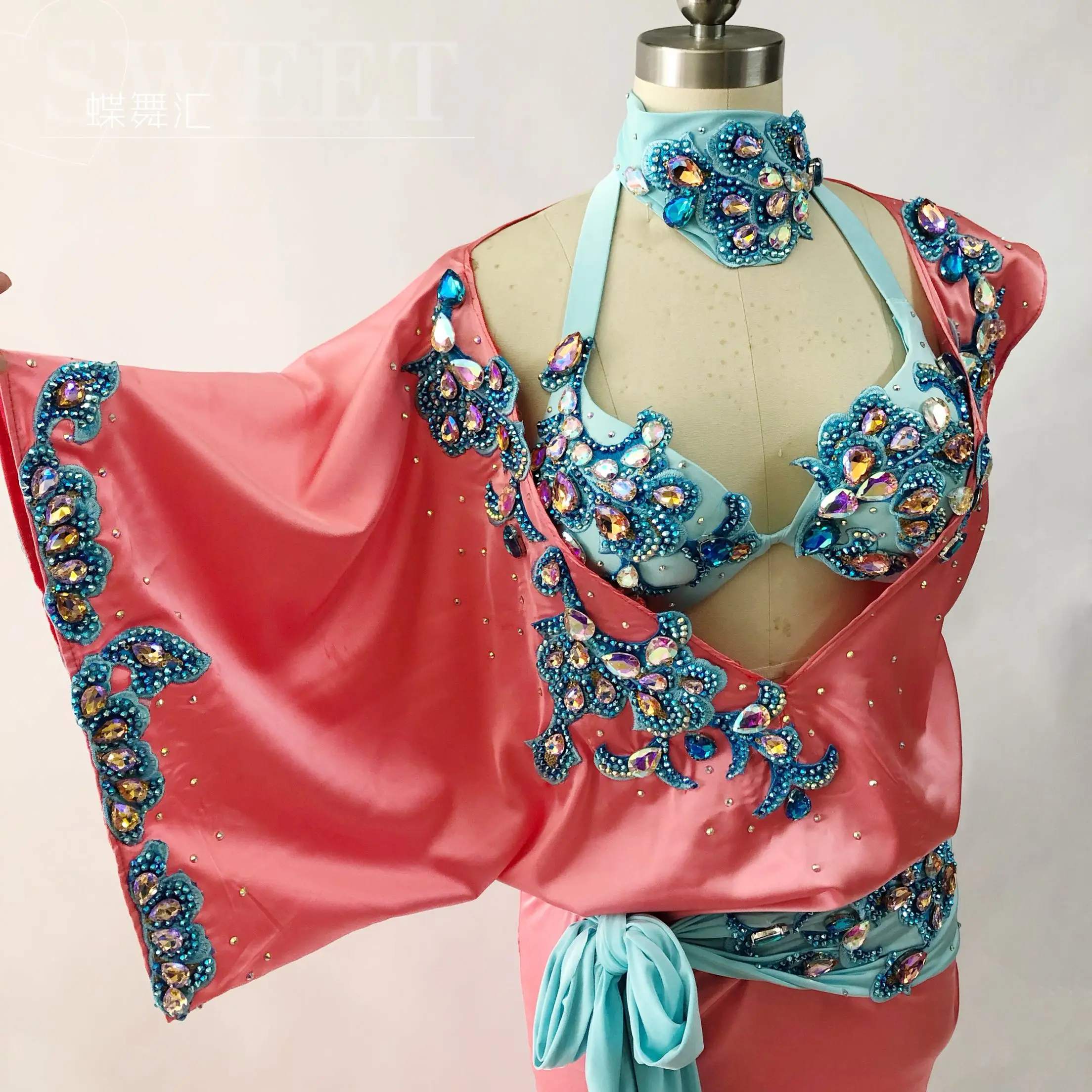 Bellydance oriental Belly baladi Indian eastern desert hair swings costumes for belly dance bra belt skirt dress robe set wear