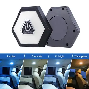 

Color Changing Reading Light Car LED 4 Lighting Modes Reading Light USB Rechargeable Car Interior LED Reading Lamp For SUV