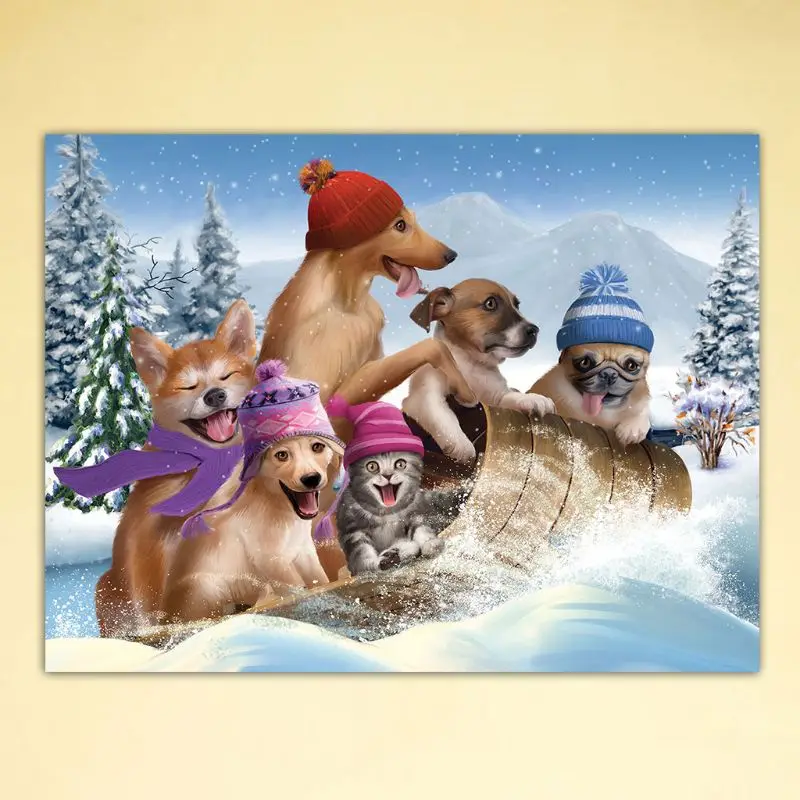 Snow Dog DIY 5D Full Drill Diamond Painting Embroidery Cross Stitch Kit Rhinestone Home Decor Craft Q6PE Snow Dog DIY 5D Full Drill Diamond Painting Embroidery Cross Stitch Kit Rhinestone Home Decor Craft Q6PE