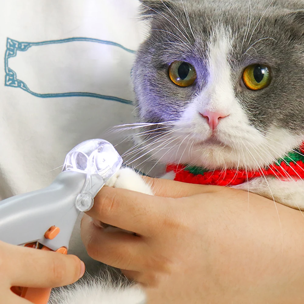 Smart LED Dog And Cat Nail Trimmers Cat And Dog Petcare color: 001