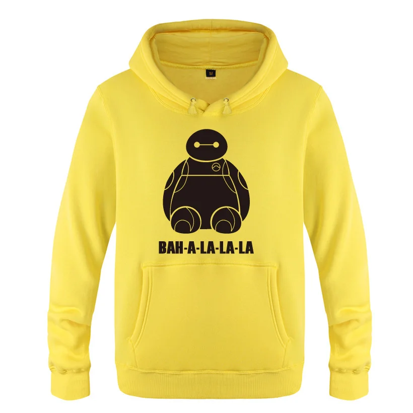 HUAY HET BAYMAX BAH-A-LA-LA-LA Большой Герой 6 толстовки мужские мужские пуловеры флисовые толстовки с капюшоном - Цвет: HUAY HET