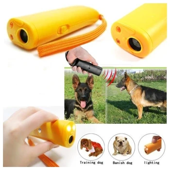 

Strengthen Pet Dog Training equipment Ultrasound Repeller 3 in 1 Control Trainer Device Anti Barking Stop Bark Deterrents