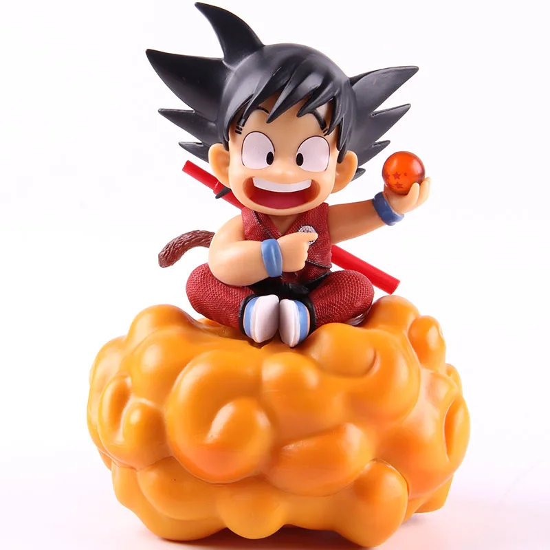Dragon Ball Z малыш ребенок Сон Гоку на «сальто на облаке» Сон Гоку Фигурки ПВХ Гоку фигурка Коллекционная модель игрушки - Цвет: B no colorful box