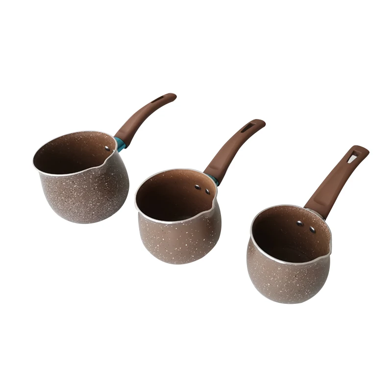 Single Handle Anti-scalding Coffee Pot Non-stick Pan Mini Milk Pot P7Ding