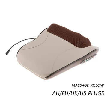 

Neck Massager Pillow 3 in 1 Neck Back Shoulder Waist Body Massage Massager Relief Pain with Car Home Duel Use EU/US/UK/AU Plugs