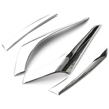 

for Mitsubishi Outlander 2016-2019 ABS Chrome Taillight Streamer Trim Rear Tail Lamp Light Bezel Cover Hood 4Pcs/Set