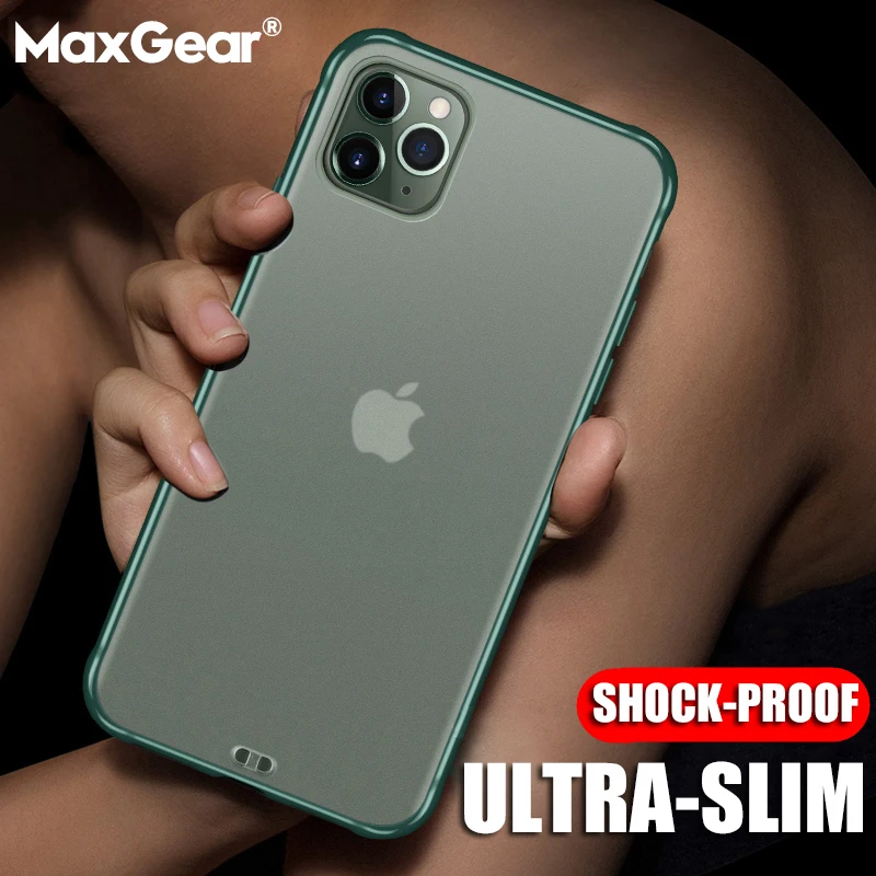 Матовый Прозрачный чехол для телефона iPhone SE 2 11 Pro Max XR X XS 8 7 Plus ударопрочный