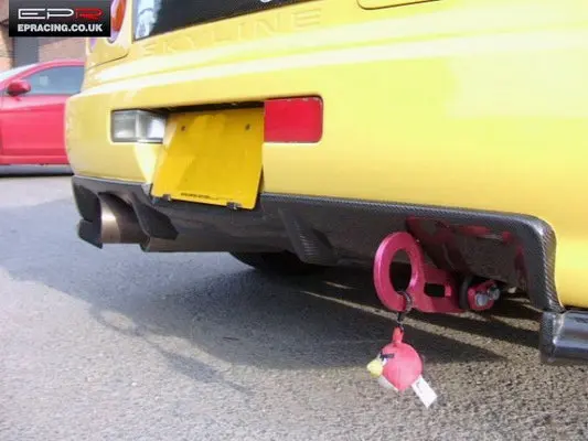 R34 GTR OEM Rear Bumper Diffuser Add On(2)