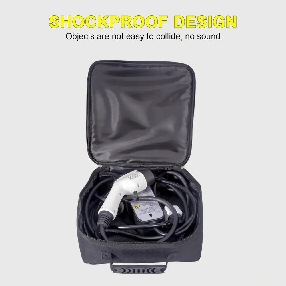 Sac De Rangement Résistant à L'eau Pour Câbles De Démarrage Et Chargeur Voiture électrique - 36x36x10 Cm