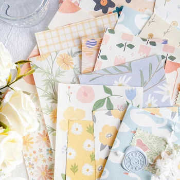 

50Pcs\DIY creative cute retro personality fun can tear Post-it notes message student stationery office supplies notebook