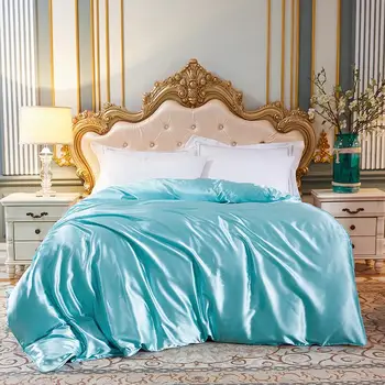 

Double Bed Duvet Covers Quilt Cover Set Double Bedding Satin Pillowcase Celestial Silk Washed Silk Duvet Cover Single