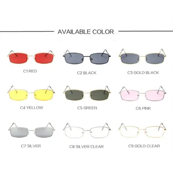 

1PC Metal Small Square Sunglasses European And American Fashion Sunglasses Men And Women Trend Sunglasses Retro Glasses