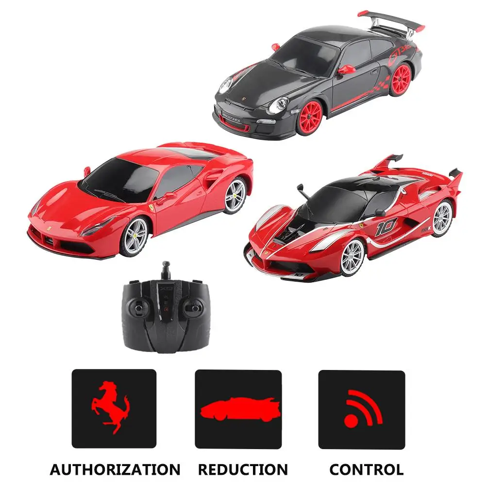 

2.4 RC Double Door Car Model for Electric Car Toys Remote Control Racing Car gift feel speed and passion Toys for Children