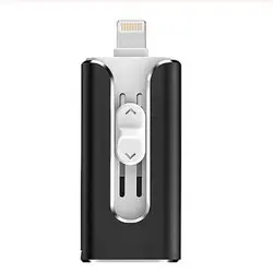 Usb флеш-накопитель для iPhone 3 в 1 OTG флеш-накопитель USB 3,0 флеш-накопитель 32 Гб 64 Гб 128 ГБ Usb карта памяти для ключей совместимая с Apple iPad PC