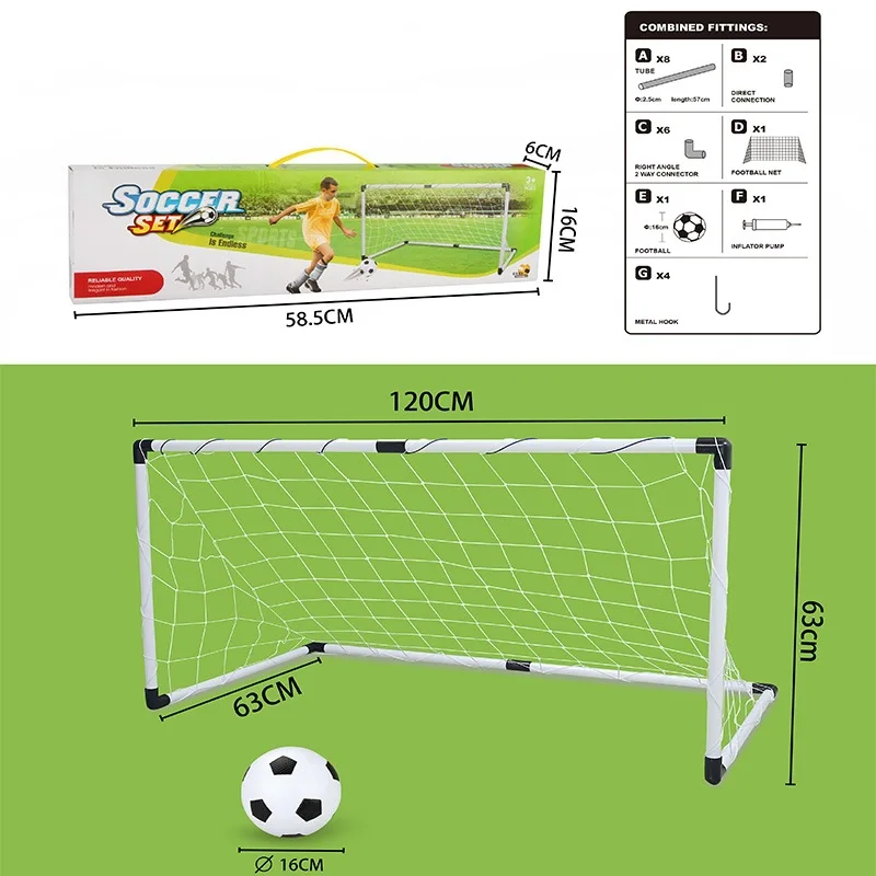120 Cm Children Large Size Football Door DIY Simplicity Installation Indoors And Outdoors Portable Casual Sports Toy