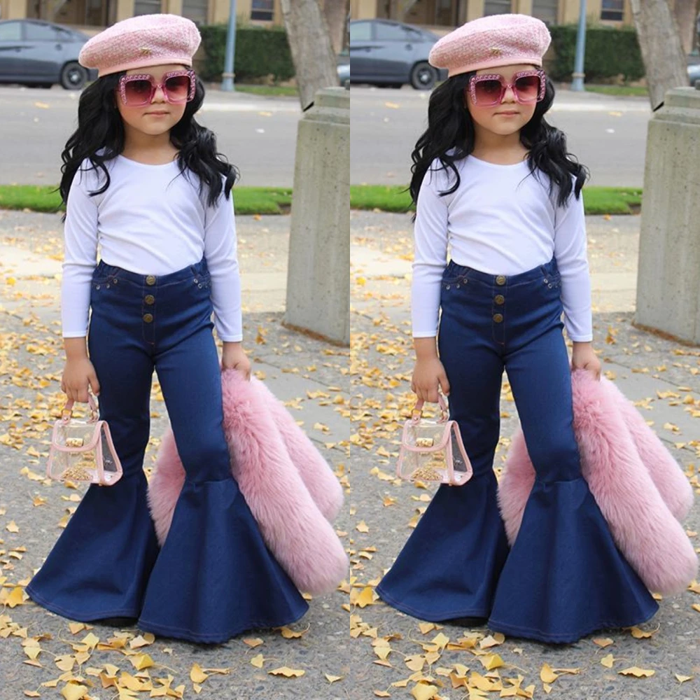 flare pants for baby girl