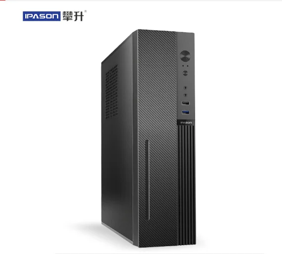 IPASON настольные компьютеры мини ПК 9th Gen Quad Core i3 9100F DDR4 8G RAM 240G SSD 2G GDDR5 Выделенные