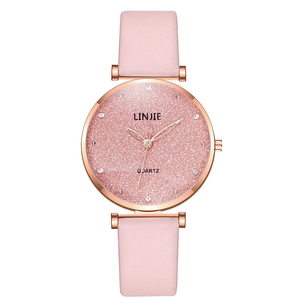 

Luxury Brand Leather Quartz Women's Watch Ladies Fashion Watch Women Wristwatch Clock relogio feminino hours reloj mujer saati
