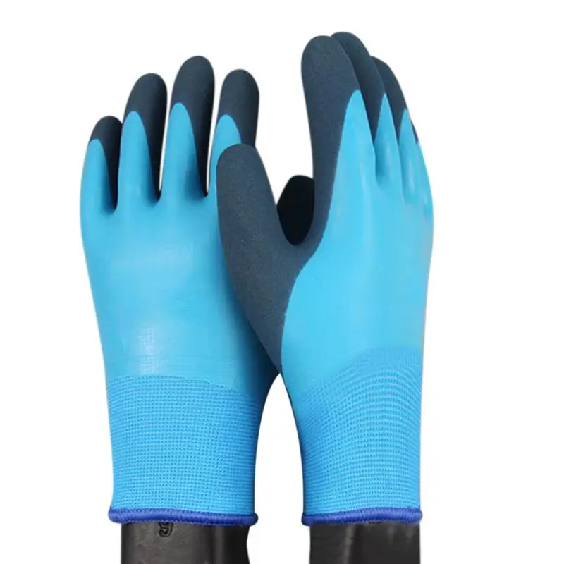 Work Gloves Многофункциональные морозилки зимние Термические перчатки водонепроницаемые перчатки высокого качества прочные латексные безопасные рабочие перчатки лыжные спортивные перчатки - Цвет: Work Gloves