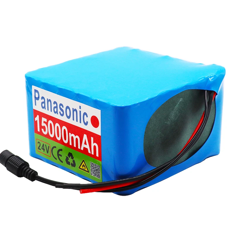 Panasonic 24V 15Ah 6S5P 18650 литий-ионный аккумулятор 25,2 v 15000mAh мопед Электрический велосипед/Электрический аккумулятор+ зарядное устройство