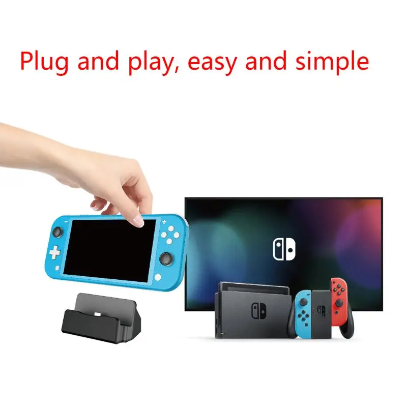 Зарядная база подставка Док-станция с кабелем для N-Switch Lite и переключатель контроллер комплект A5YA