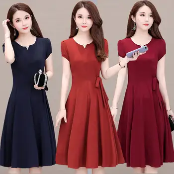 

OWLPRINCESS Summer Large Size Women's Dress 2019 New Style Mid-length Dress