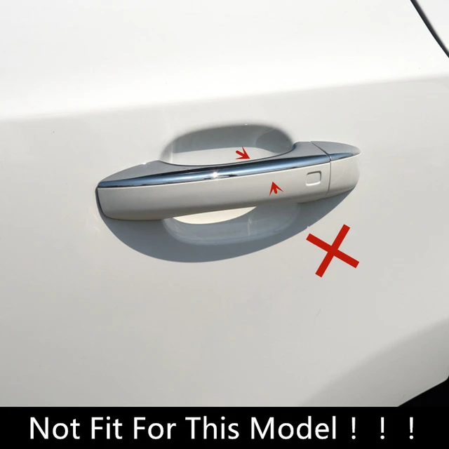 EVURU Türgriffabdeckung, ABS Carbon Faser Farbe Türgriffe Dekoration  Abdeckung Trim Fit for Audi A4 B8 Q3 Q5 Türklinke Tür Schüssel Außen  modifizierte