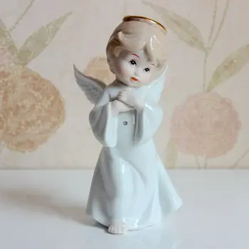 

CERAMICS BABY ANGEL SCULPTURE PORCELAIN ANGEL MINIATURE ROOM DECOR CRAFT ORNAMENT FESTIVAL CELEBRATE ACCESSORIES EMBELLISHMENT