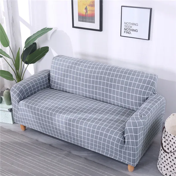 1 шт. спандекс современный диван-кровать эластичный Цветочный полиэстер 1/2/3/4 местный диван Чехол для Гостиная протектор мебели - Цвет: Color 8
