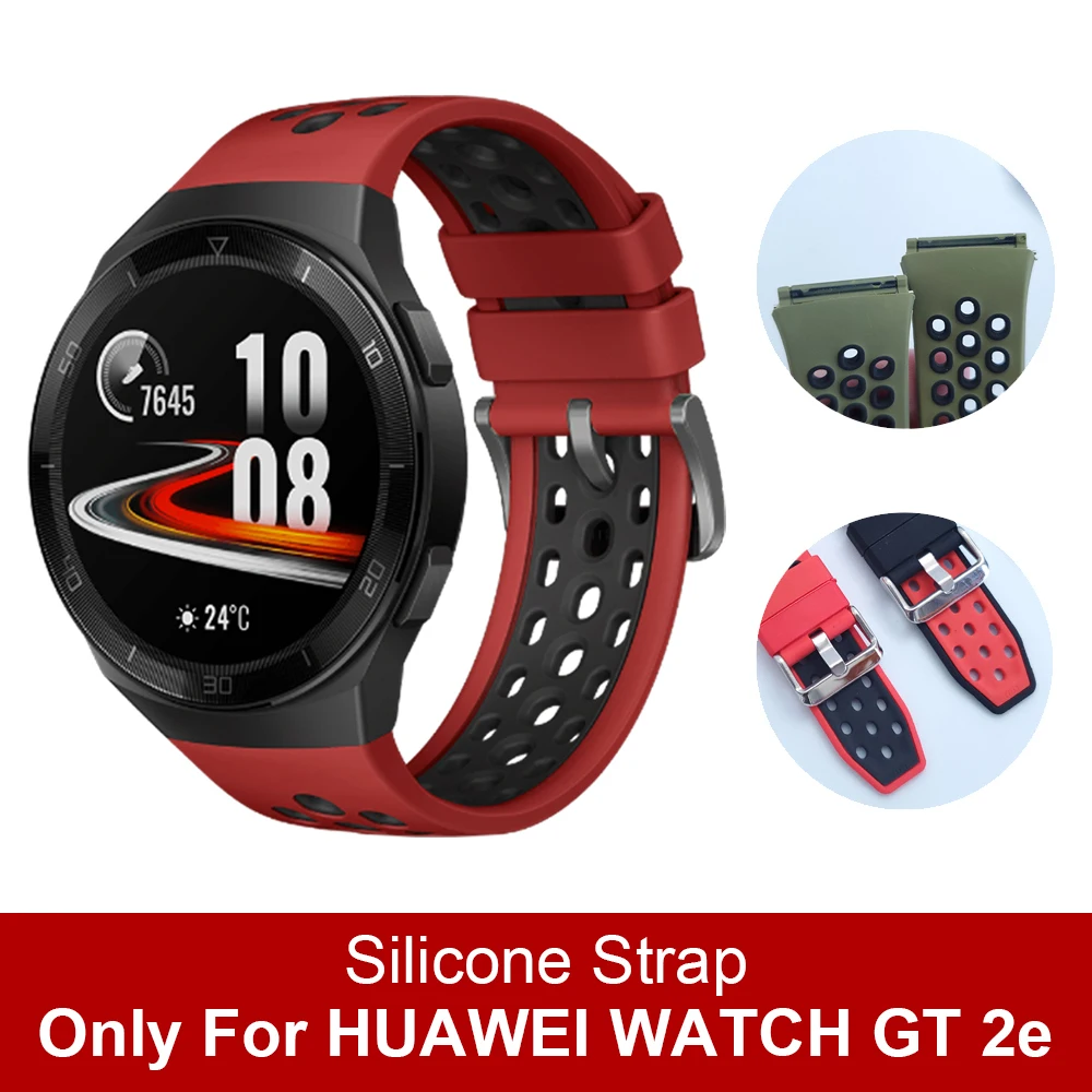 Official Style Soft silicone Band for HUAWEI Watch GT 2e Strap Correa Wristband GT2E Special Straps Watchbands | Наручные часы