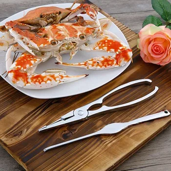 

2 Pcs/Set Family Eating Crab Two Piece Tools Seafood/Crab Eating Tools Fashion Stainless Steel Tableware