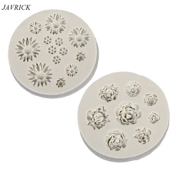 

Floral Resin Mold Rose Flower Daisy Flower Pendant Silicone Mold Jewelry Tools