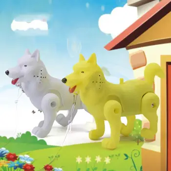 

Funny Dog Squirrel Animal Musical Lighting with Leash Walking Doll Kids Toy For Children Electronics Pet Toy Gift