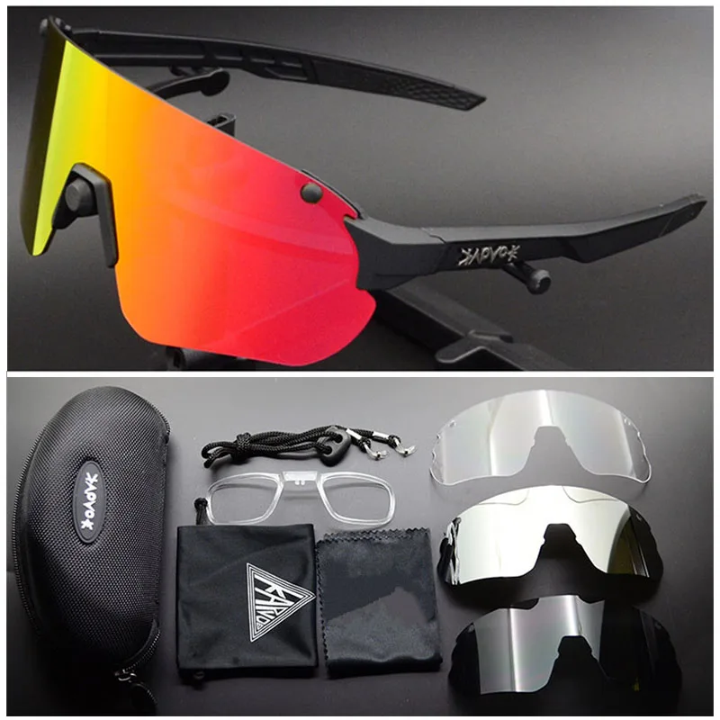 Cycling Glasses Driving Sports Sunglasses UV400  Bicycle Cycling Polarized Sunglasses for Men Retro Eyewear Mirror Goggles