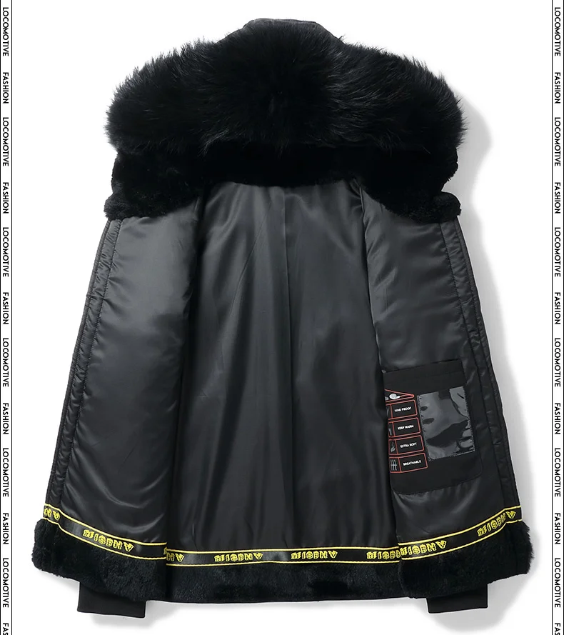 人気第6位 男性用の本物のウサギの毛皮のケープ アライグマの毛皮の襟 韓国スタイルの服 Lxr992 冬用 100 60 Off Www Dilmil Manado Go Id