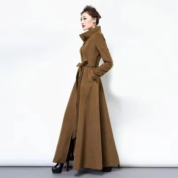 

Women Coat Winter 2020 New Thick Lapel Woolen Long Coat Slim Korean Coat Woolen Coat Women Jackets for Women