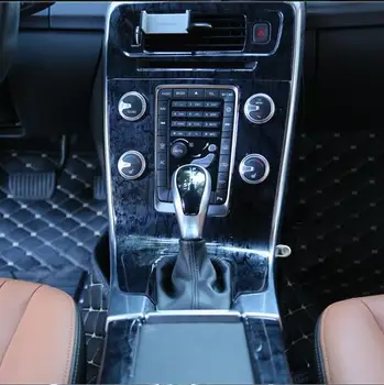 

Black Wood Cup Window Door Armrest Air Outlet Steering Wheel Decorated Frame For Volvo S60L 2014 15 16 17 18 19 CAA251B