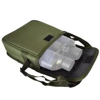 Binocular Telescope Special Bag Nylon Green Color Portable Compact Shock-Absorbing Decompression Soft Bag Outdoor Camping Sports 1