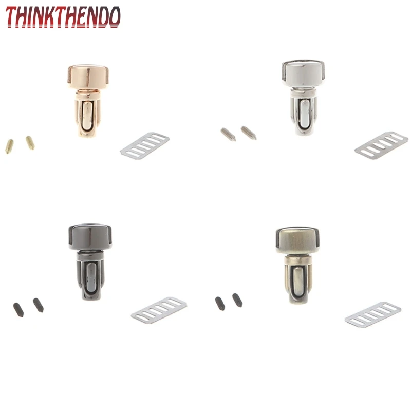 Прочная металлическая застежка поворотный замок для DIY сумок кошельков