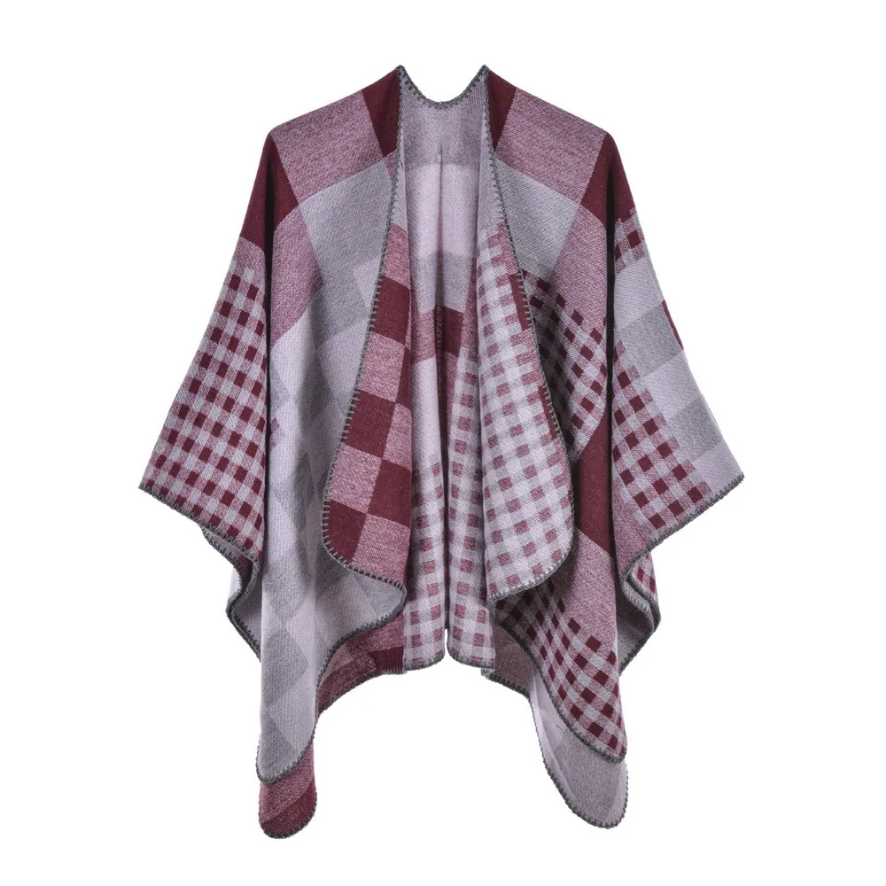 

Spring Shawl Capes Women Fashion Warm Coat Wrap Cloak 2022 Winter Outweal Cloak Capes Women Ponchos Coats Open Front