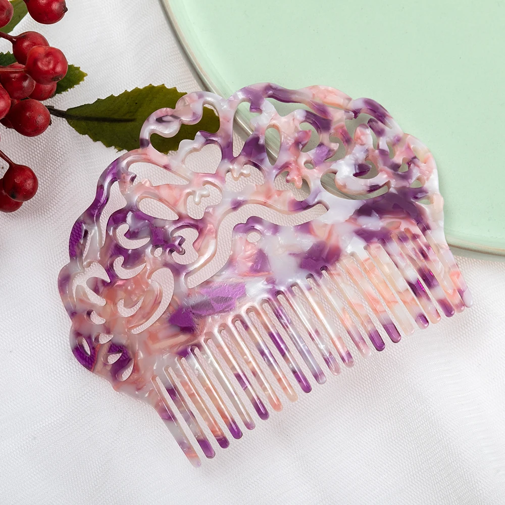 Pente de cabelo vintage acessórios tartaruga para mulher_voghion.com