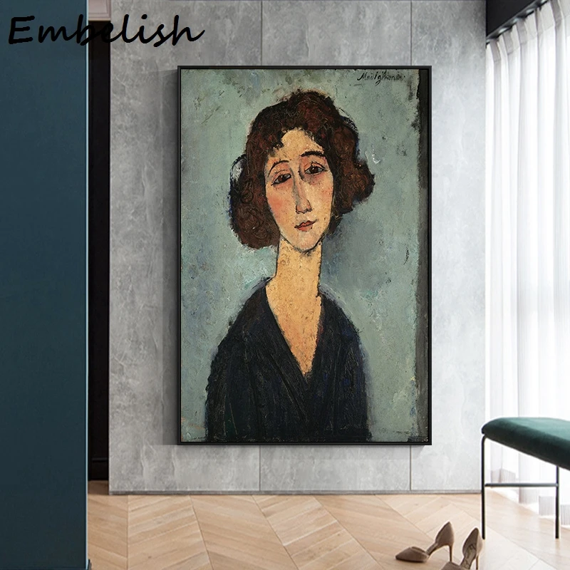 1 шт. знаменитый рисунок Пикассо классический Amedeo Modigliani HD картины на холсте для