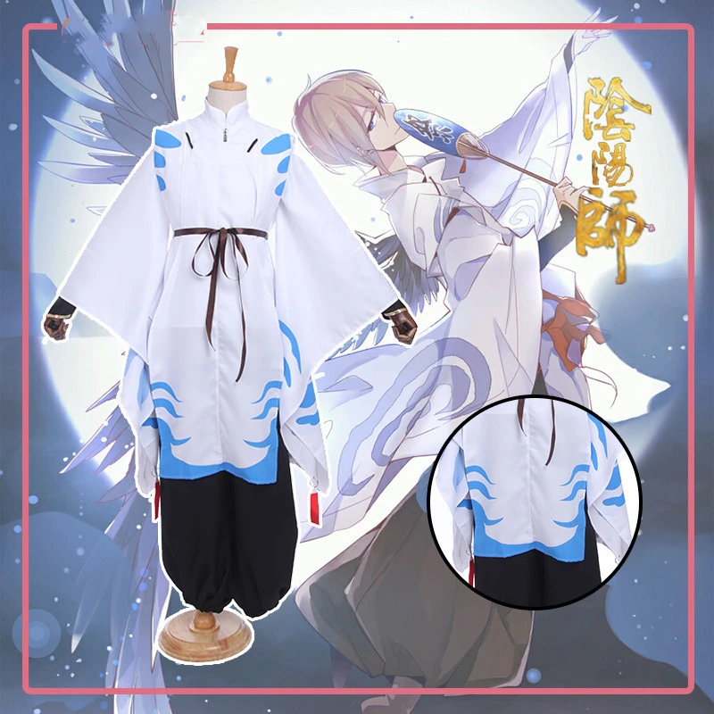Высококачественное кимоно из игры Onmyoji Yin-Yang Division Ootengu платье Косплей Костюм