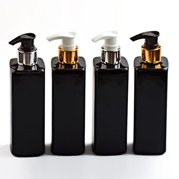 

1 Pcs Cosmetic Packaging 250ml Plastic Lotion Pump Bottle Storage PET Bottles Shampoo Press Container For Shampoo With Dispenser