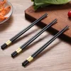 1 pair Colorful Stainless Steel Chopsticks Symbol of Good Luck Chinese Chopstick Laser Non-Slip Hollow Kitchen Tableware ► Photo 3/5