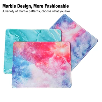 

Marble Grain Mouse Pad Laptop Computer Gaming Mice Mat Rubber Anti-slip For Home Office High Quality
