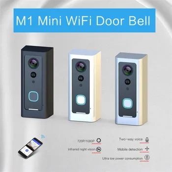 

Wireless WiFi Smart DoorBell Video Phone Door Visual Intercom Secure Camera
