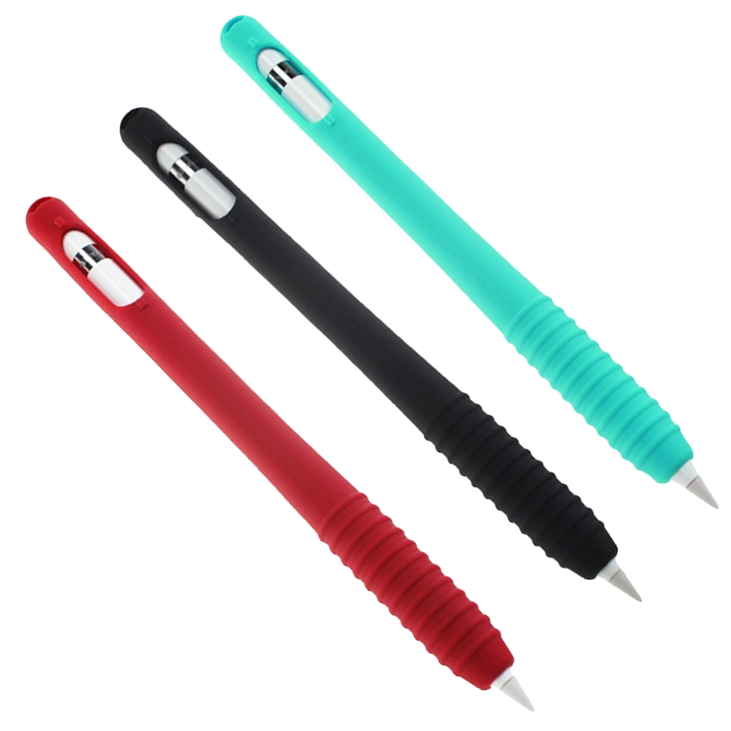 Sleeve Pencil Grip Holder Silicone Case For Apple Pencil Ipencil 1st Cradle Stand Holder For Ipad Pro Stylus Pen Protector Cover Tablet Touch Pens Aliexpress