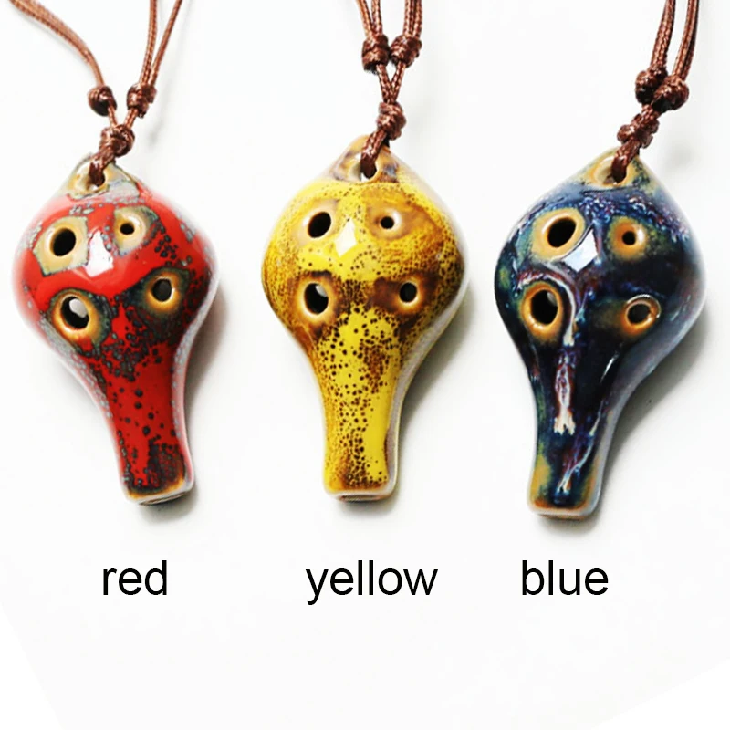 Специальный красочный 6 отверстий Ocarina Новый Alto C в специальном стиле Подходит для